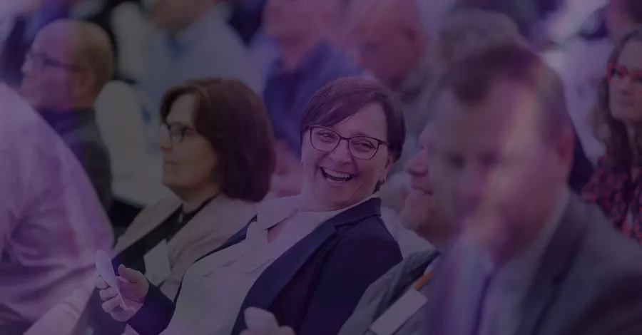 Business people at a conference